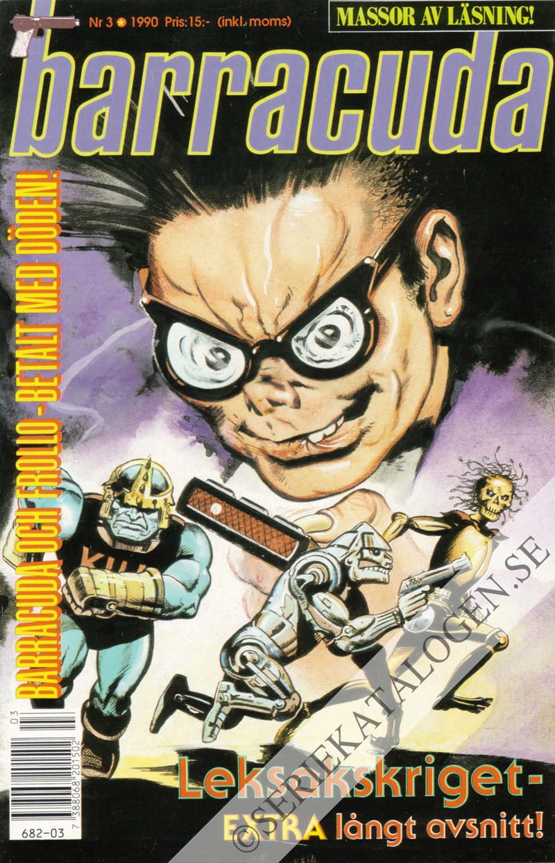 Framsida på Barracuda #3 (1990)