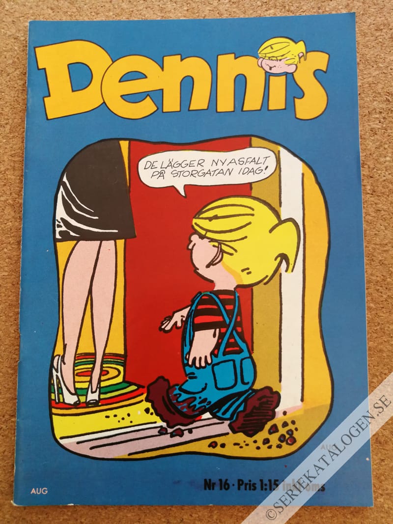 Framsida på Dennis #16 (1968)