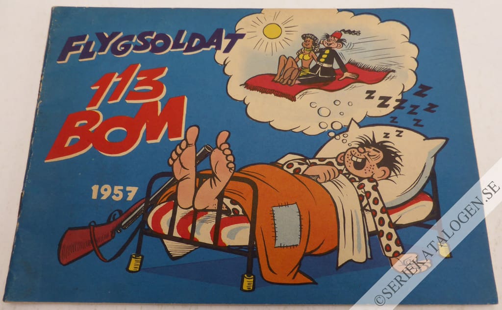 Framsida på Flygsoldat 113 Bom # (1957)