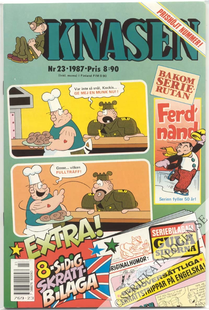 Framsida på Knasen #23 (1987)