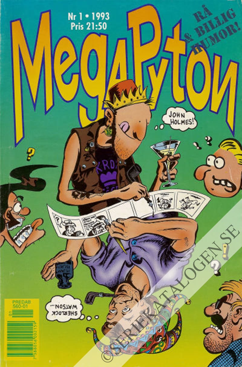 Framsida på MegaPyton #1 (1993)