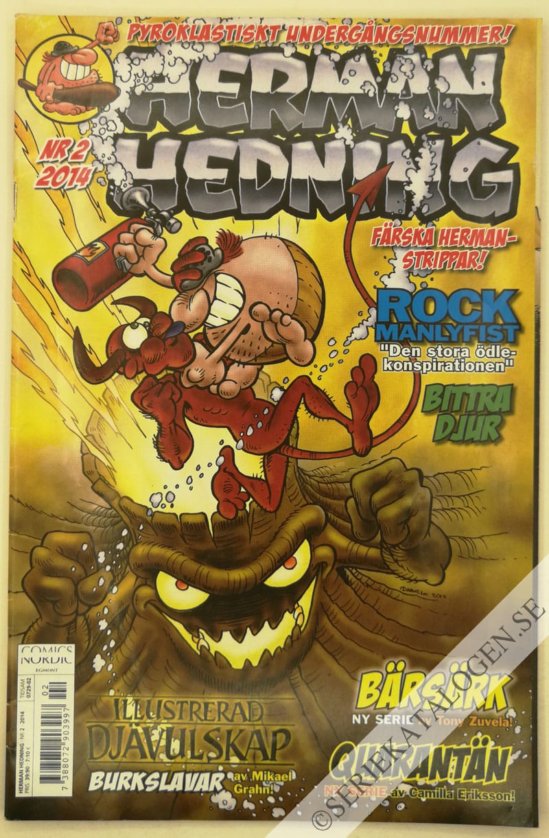 Framsida på Herman Hedning #2 (2014)