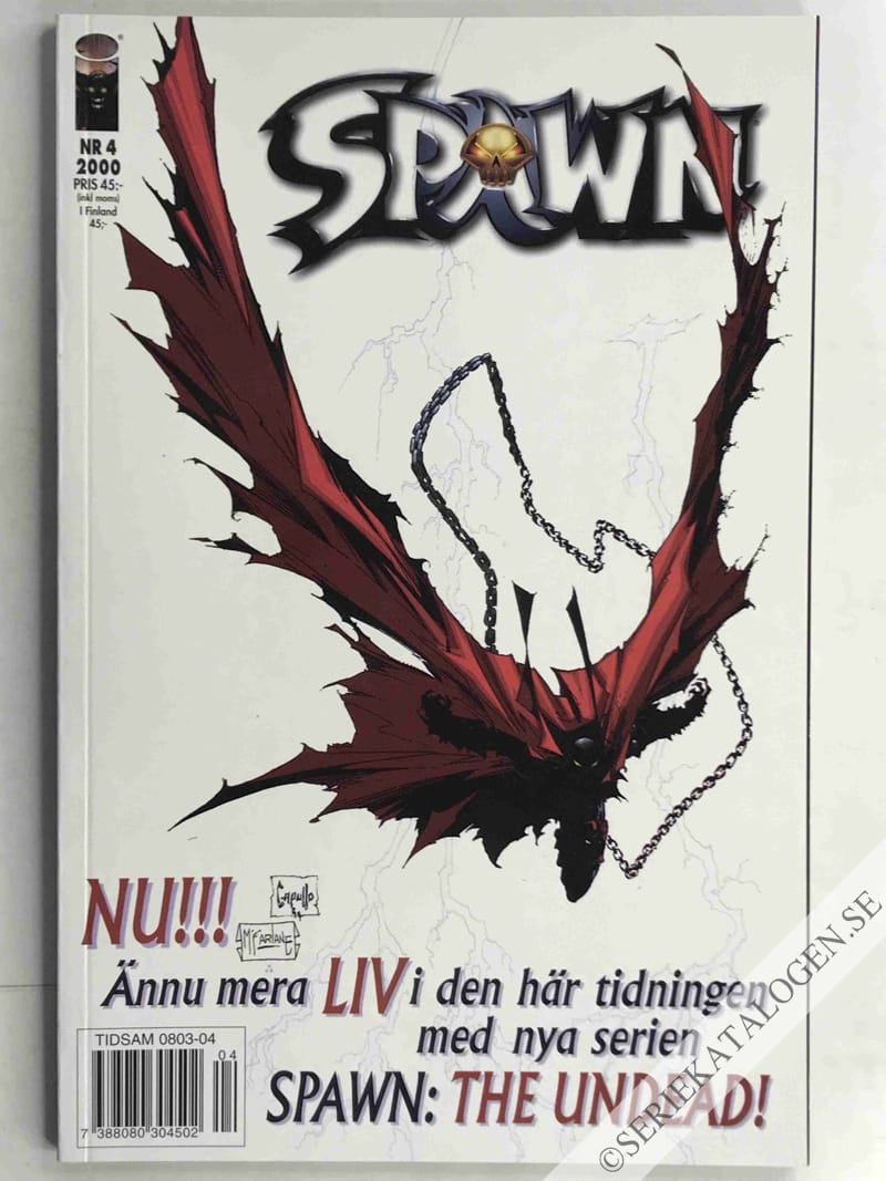 Framsida på Spawn #4 (2000)