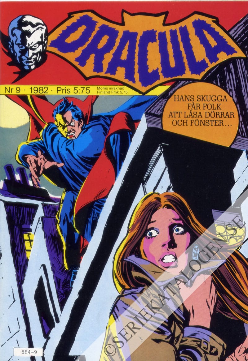 Framsida på Dracula #9 (1982)