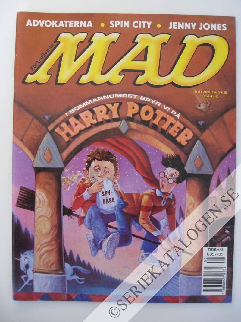 Framsida på Svenska MAD #5 (2000)