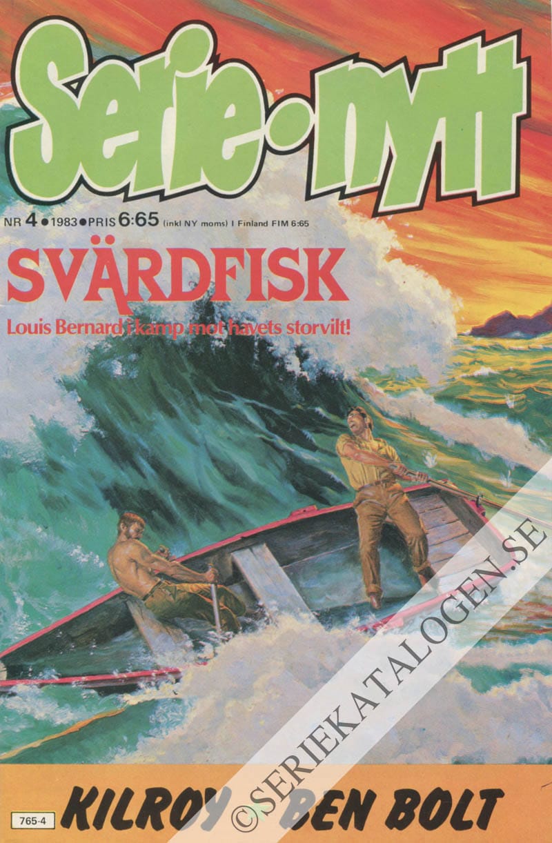 Framsida på Serie-Nytt #4 (1983)