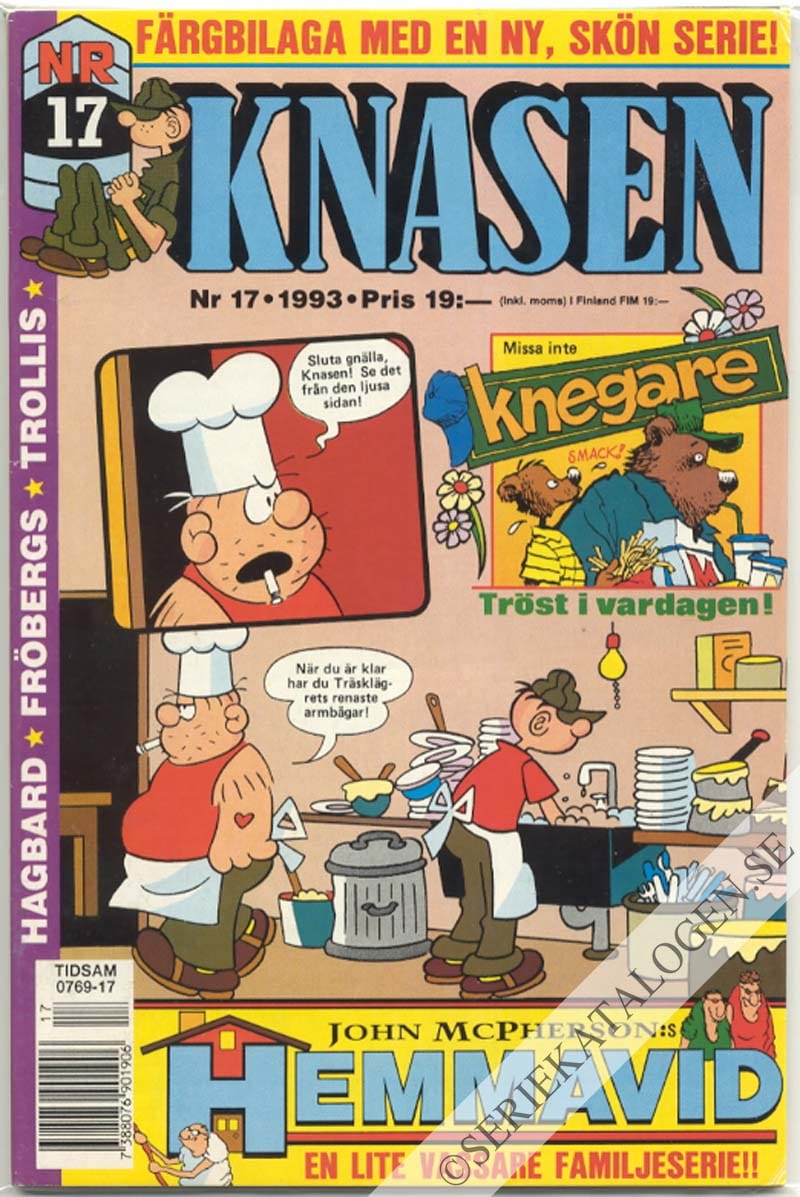 Framsida på Knasen #17 (1993)