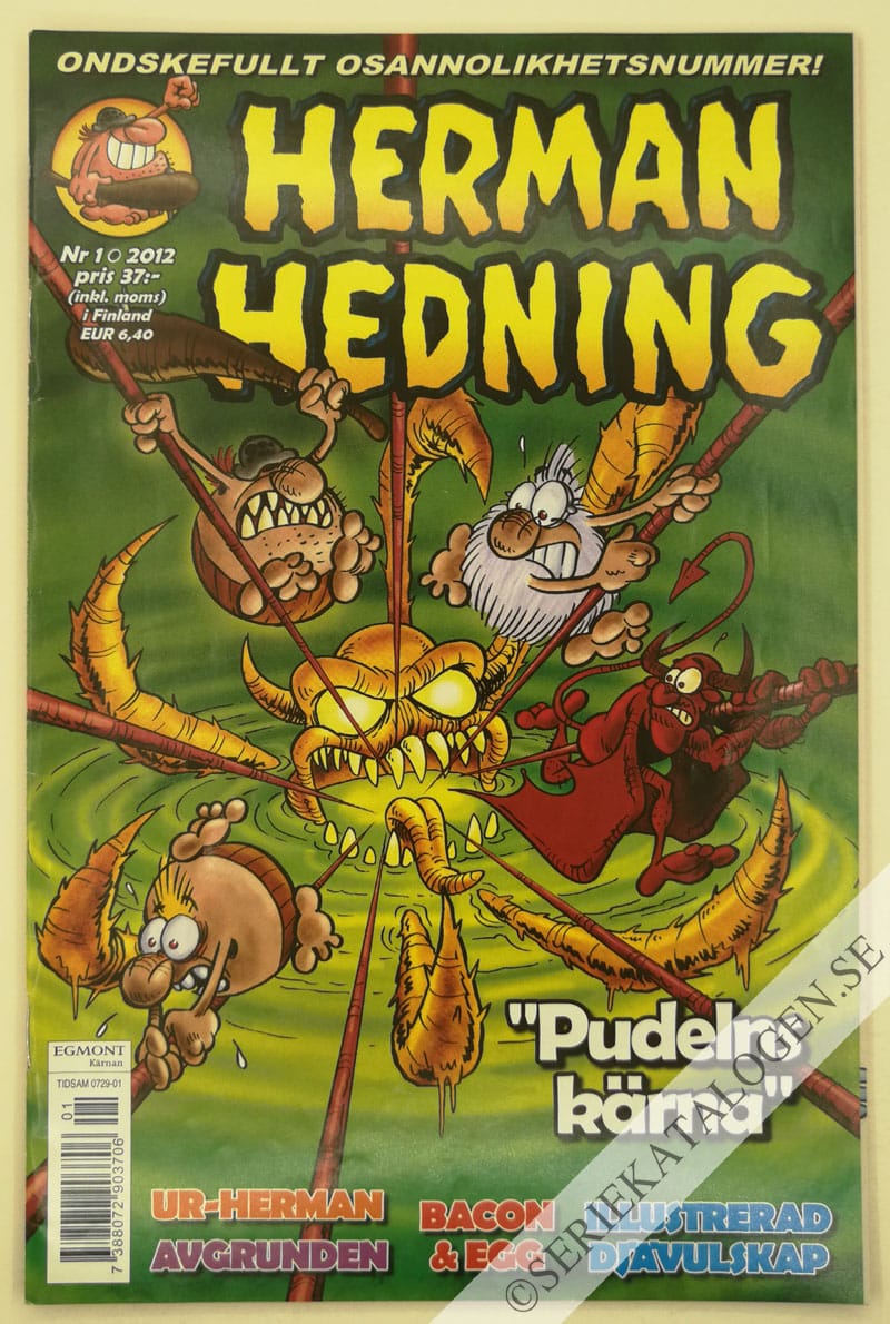Framsida på Herman Hedning #1 (2012)