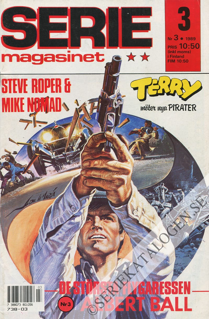 Framsida på Seriemagasinet #3 (1989)