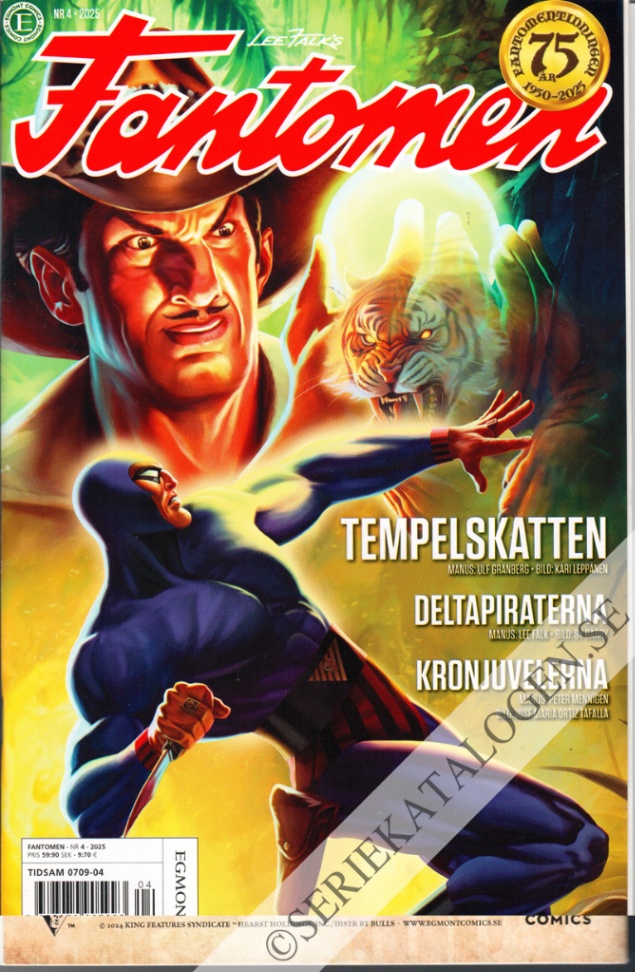 Framsida på Fantomen #4 (2025)
