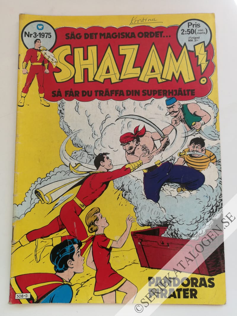 Framsida på SHAZAM! #3 (1975)