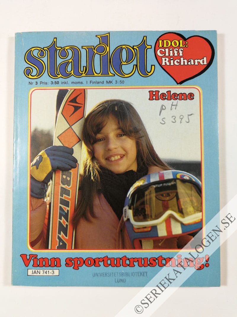Framsida på Starlet #3 (1980)