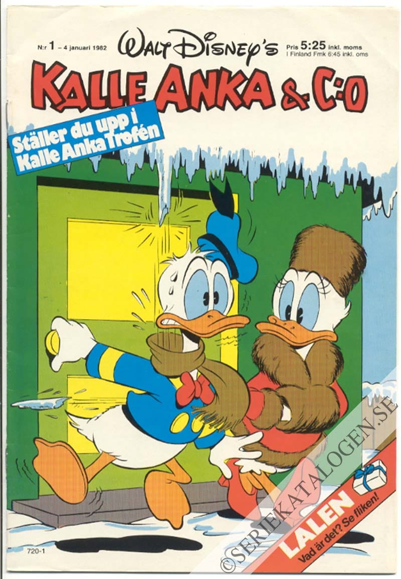 Framsida på Kalle Anka & C:o #1 (1982)