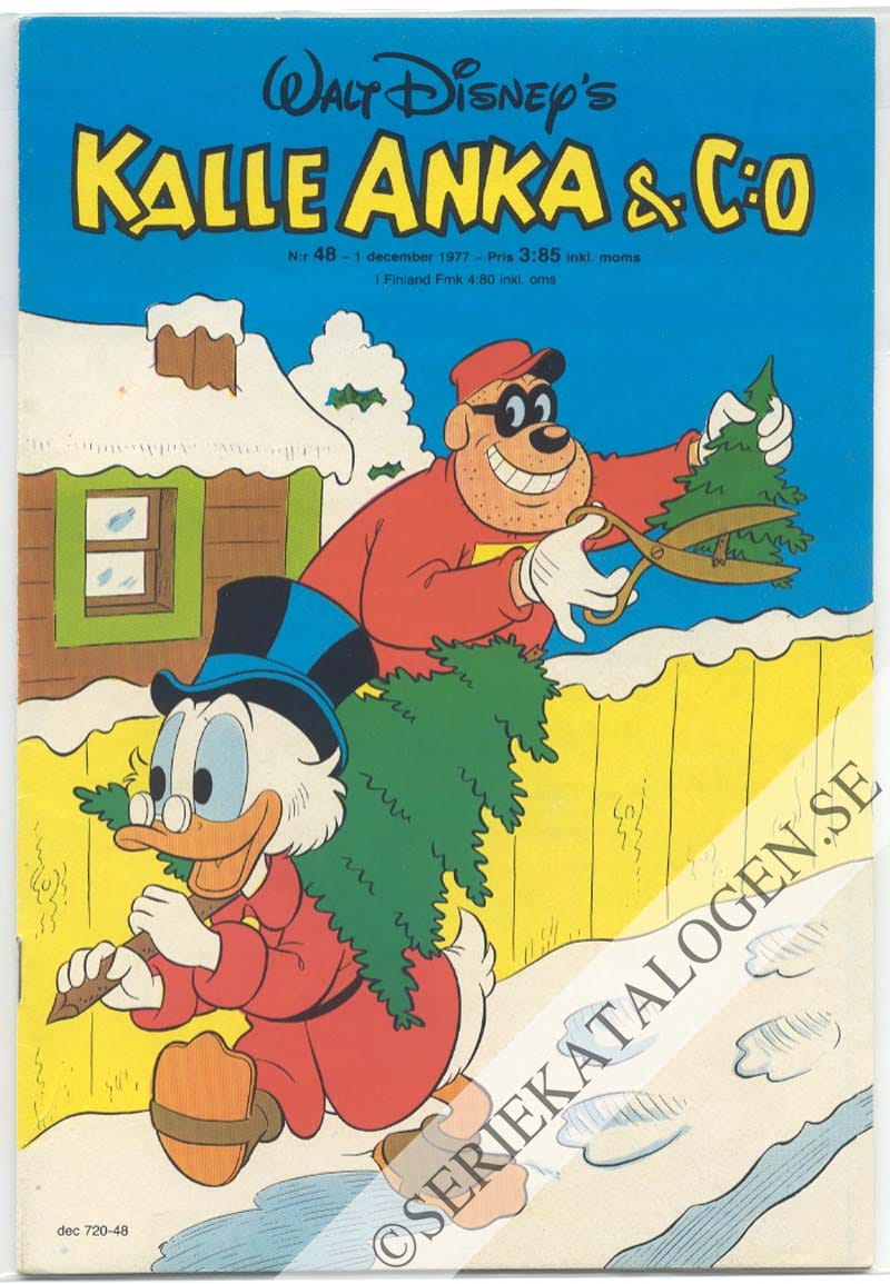 Framsida på Kalle Anka & C:o #48 (1977)