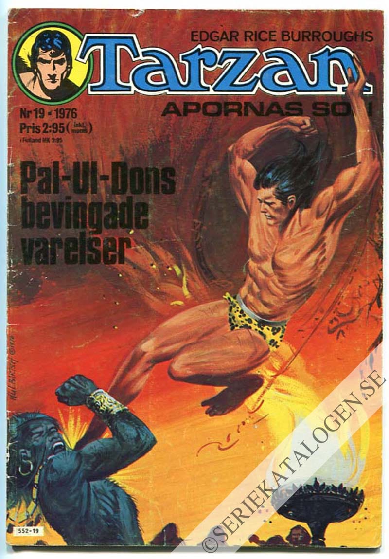 Framsida på Tarzan #19 (1976)