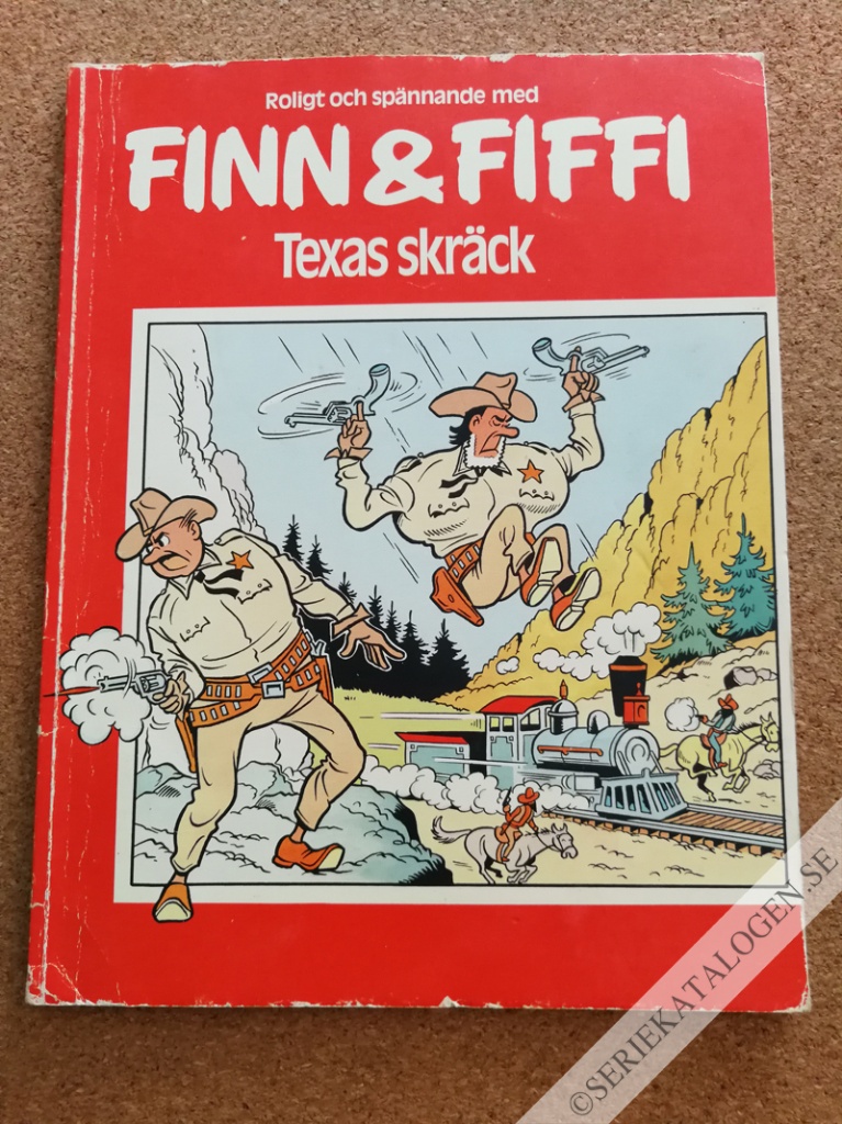 Framsida på Finn & Fiffi Texas skräck (1979)