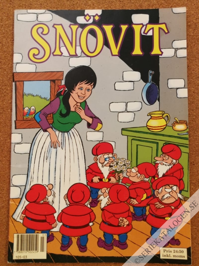 Framsida på Barnens boknöje Snövit (1992)