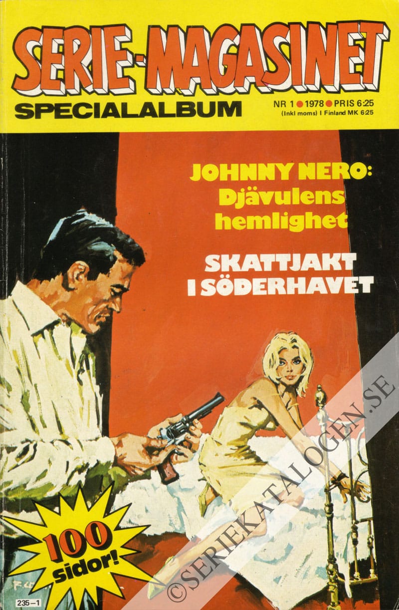 Framsida på Seriemagasinet specialalbum #1 (1978)