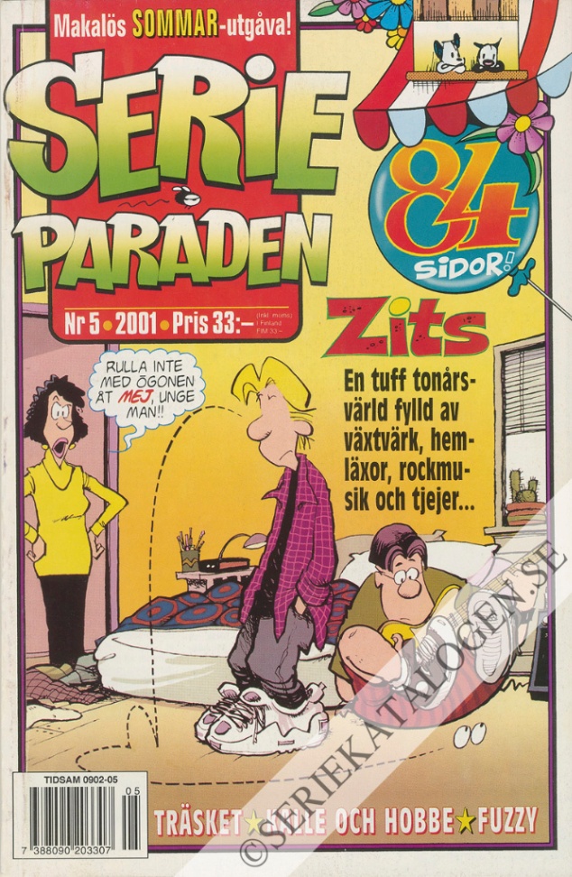 Framsida på Serie-paraden #5 (2001)
