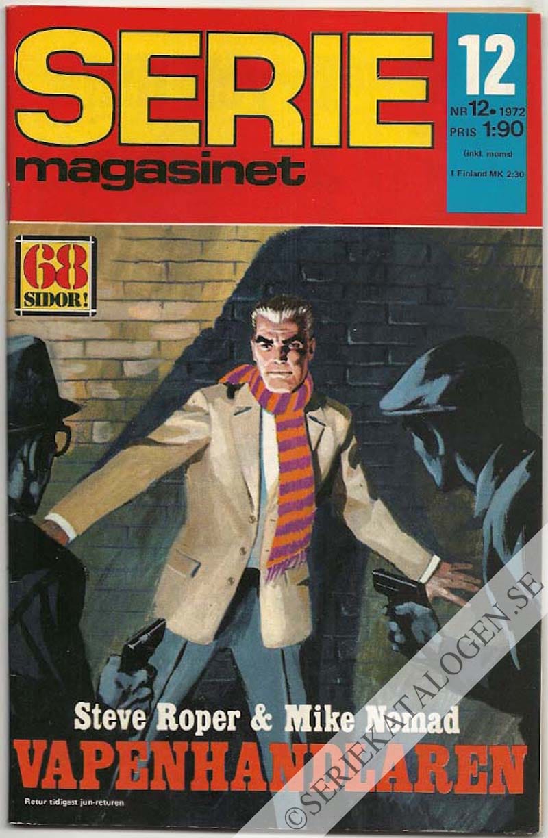 Framsida på Seriemagasinet #12 (1972)