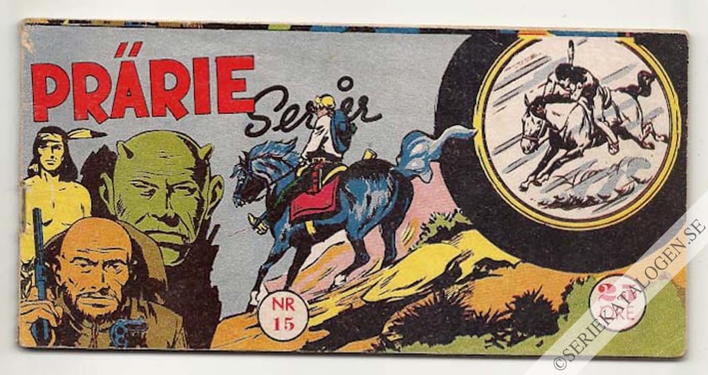 Framsida på Prärie-serier #15 (1956)