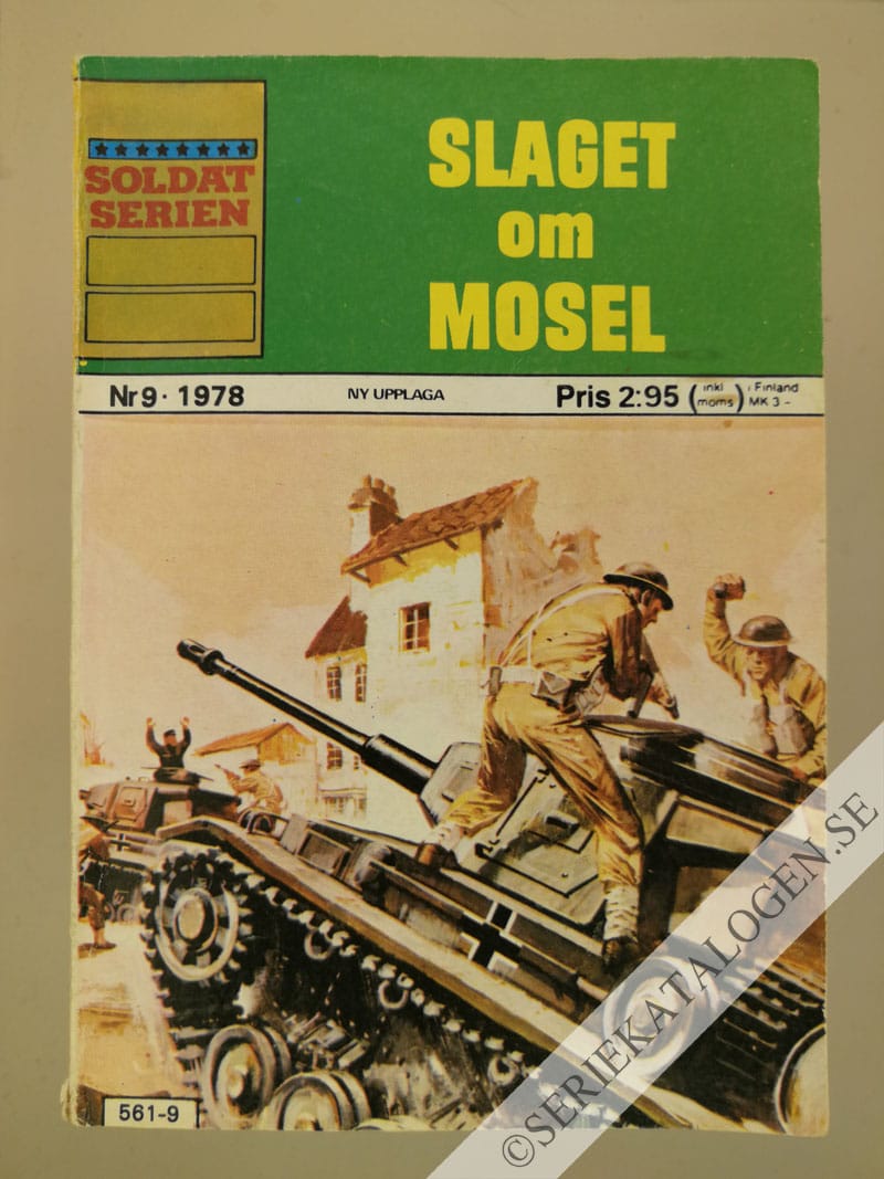 Framsida på Soldatserien #9 - Slaget om Mosel (1978)