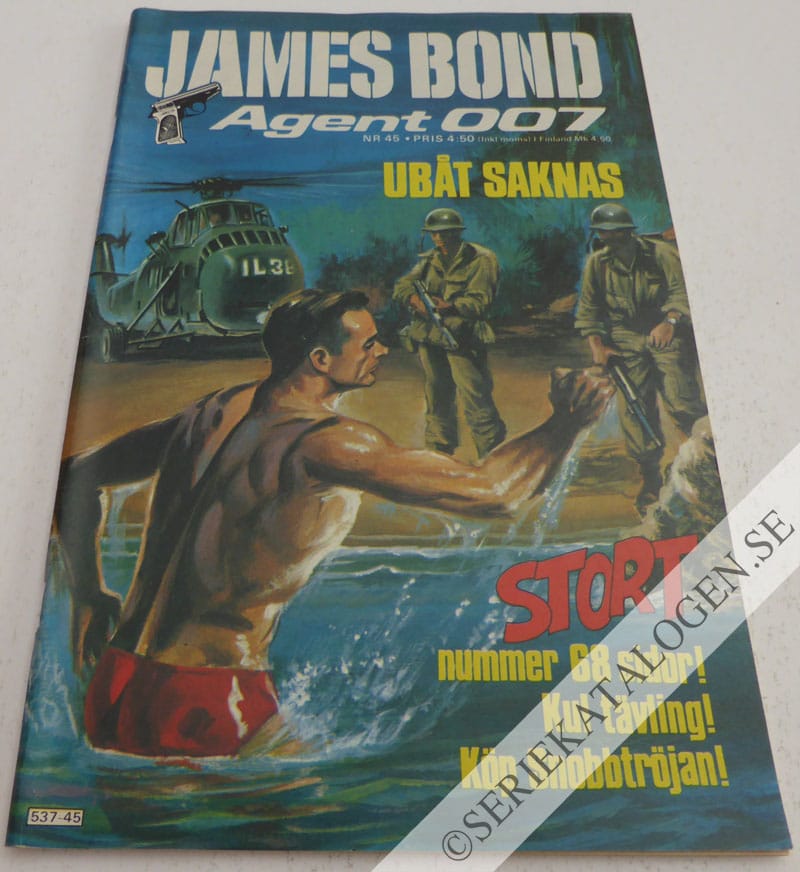 Framsida på James Bond agent 007 #45 (1977)