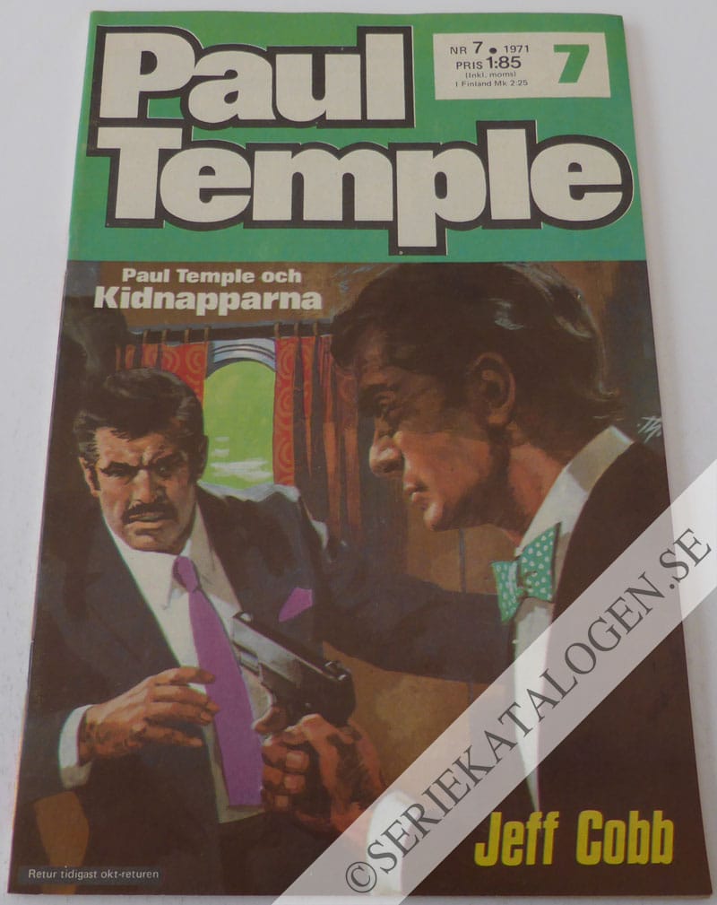 Framsida på Paul Temple #7 (1971)
