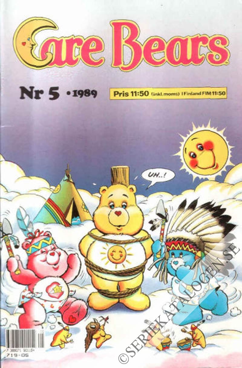Framsida på Care Bears #5 (1989)