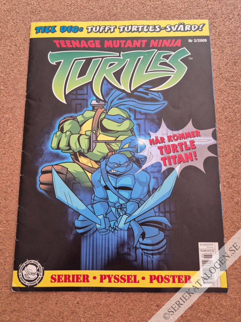 Framsida på Teenage mutant ninja turtles #3 (2009)