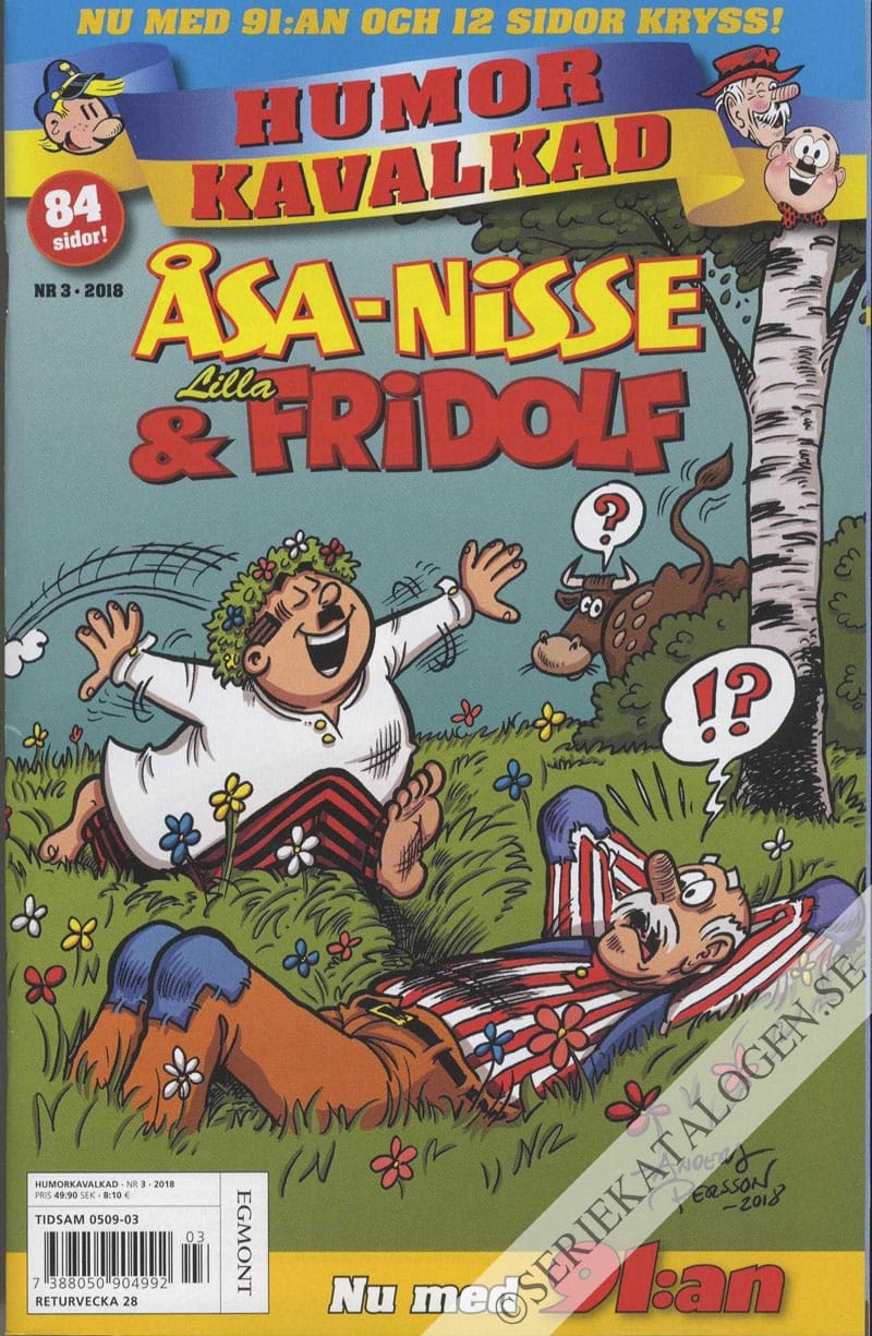 Framsida på Humorkavalkad #3 (2018)