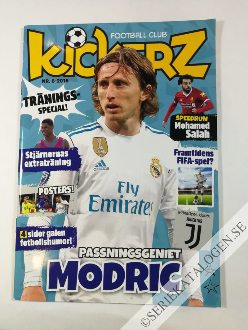 Framsida på Kickerz Football Club #6 (2018)