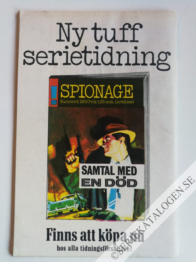 Baksida på Okänd skugga (1968)