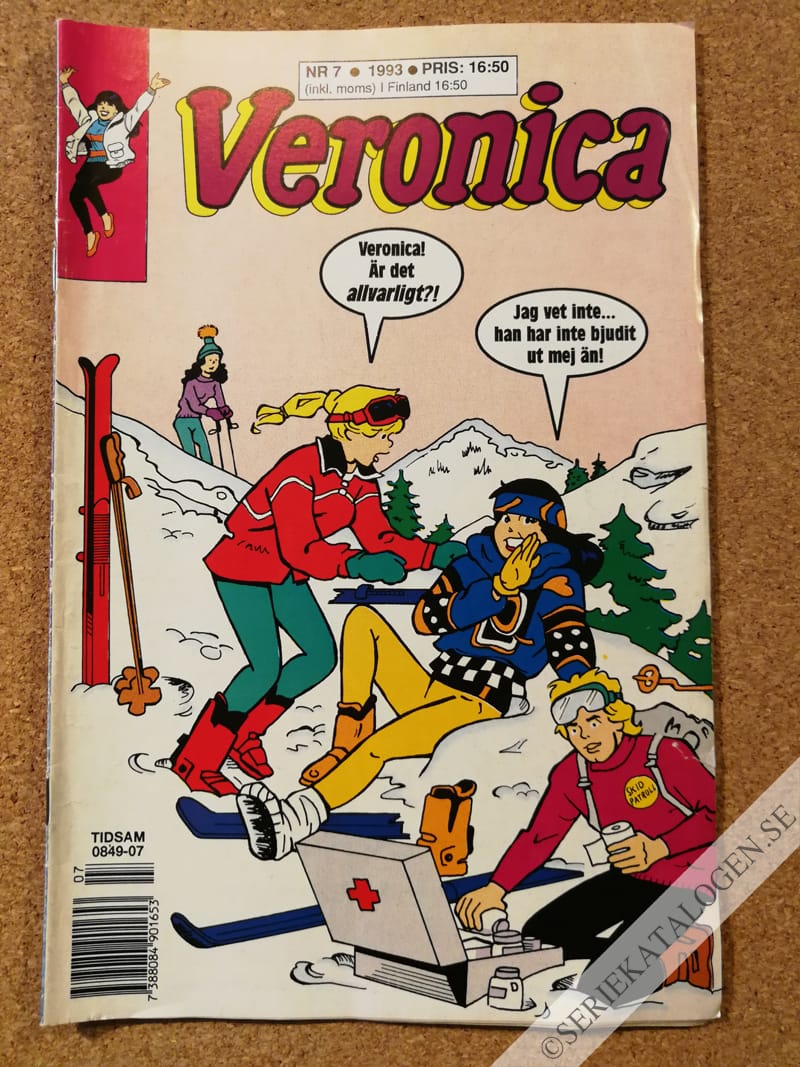 Framsida på Veronica #7 (1993)
