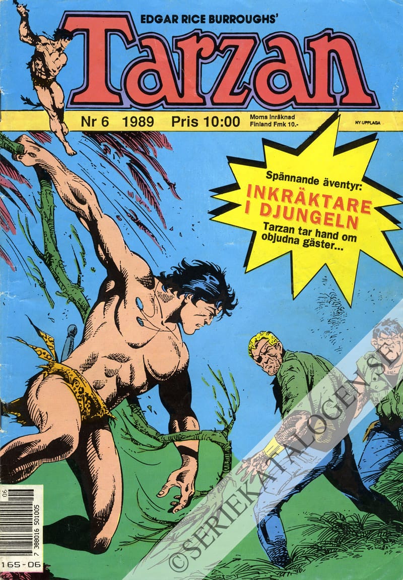 Framsida på Tarzan #6 (1989)