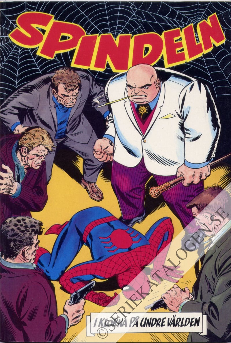 Framsida på Spindeln I klorna på undre världen (1979)