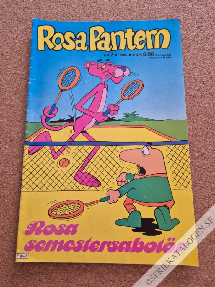 Framsida på Rosa Pantern #4 (1985)