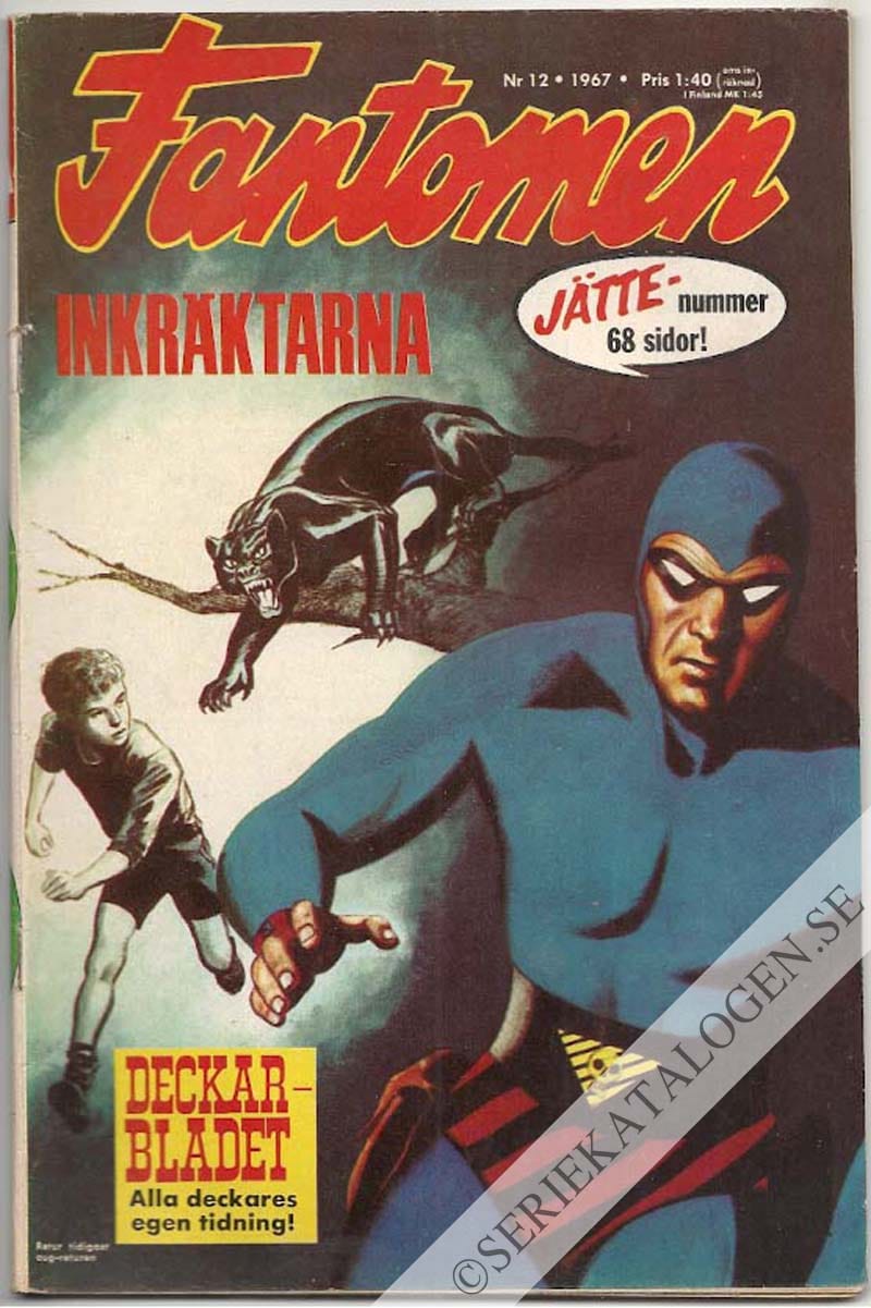 Framsida på Fantomen #12 (1967)