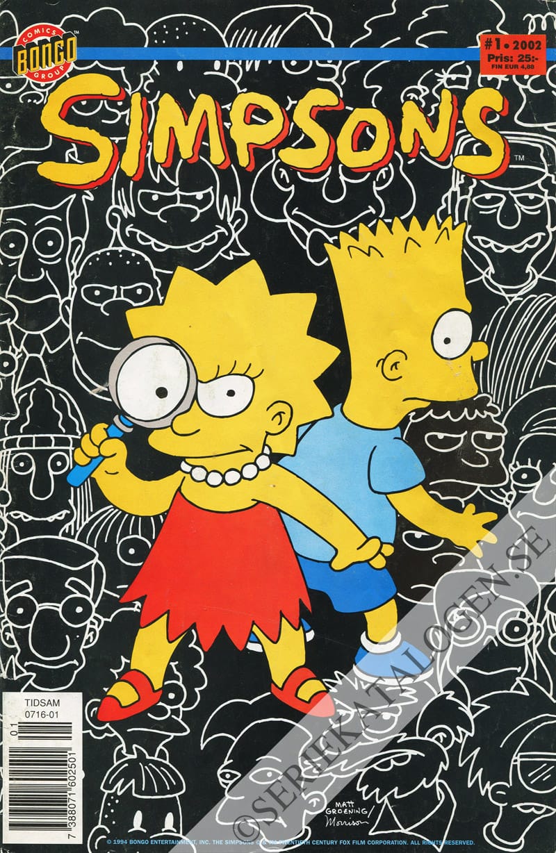 Framsida på Simpsons #1 (2002)