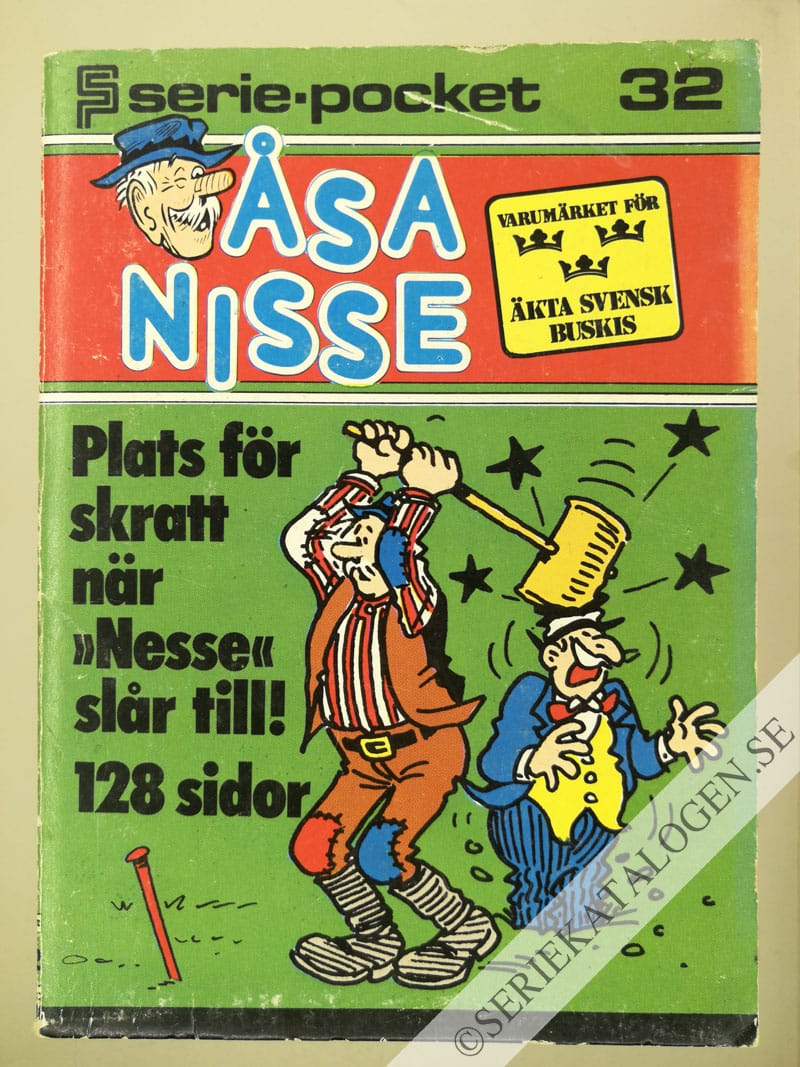 Framsida på Seriepocket Åsa-Nisse (1975)
