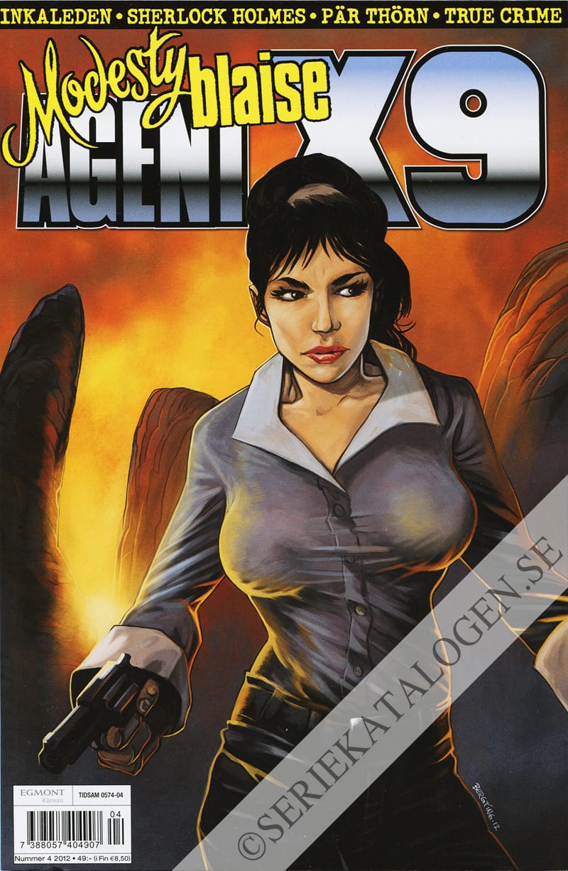 Framsida på Agent X9 #4 (2012)