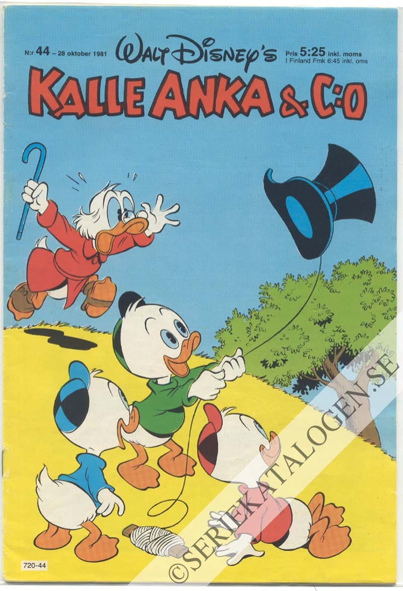 Framsida på Kalle Anka & C:o #44 (1981)