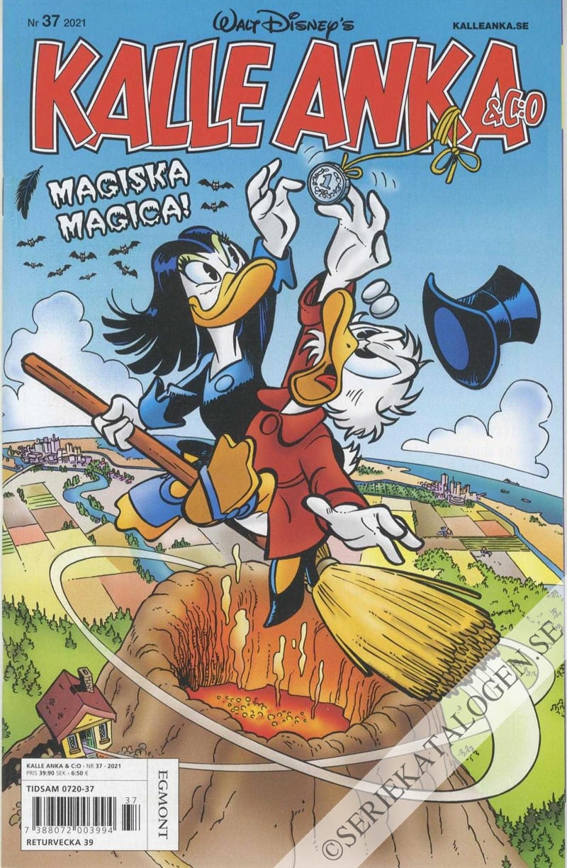 Framsida på Kalle Anka & C:o #37 (2021)