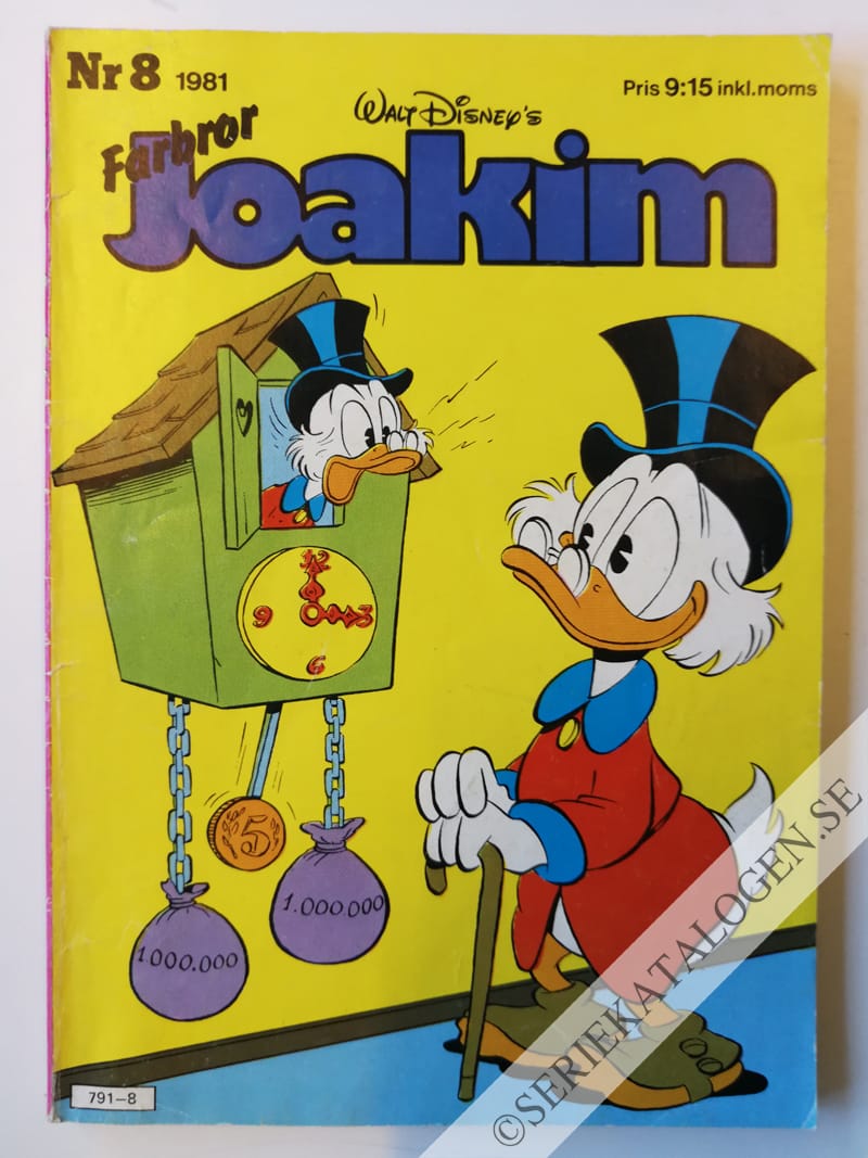 Framsida på Joakim #8 (1981)