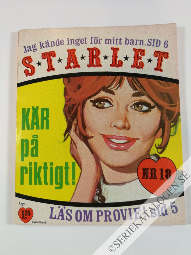 Framsida på Starlet #18 (1967)
