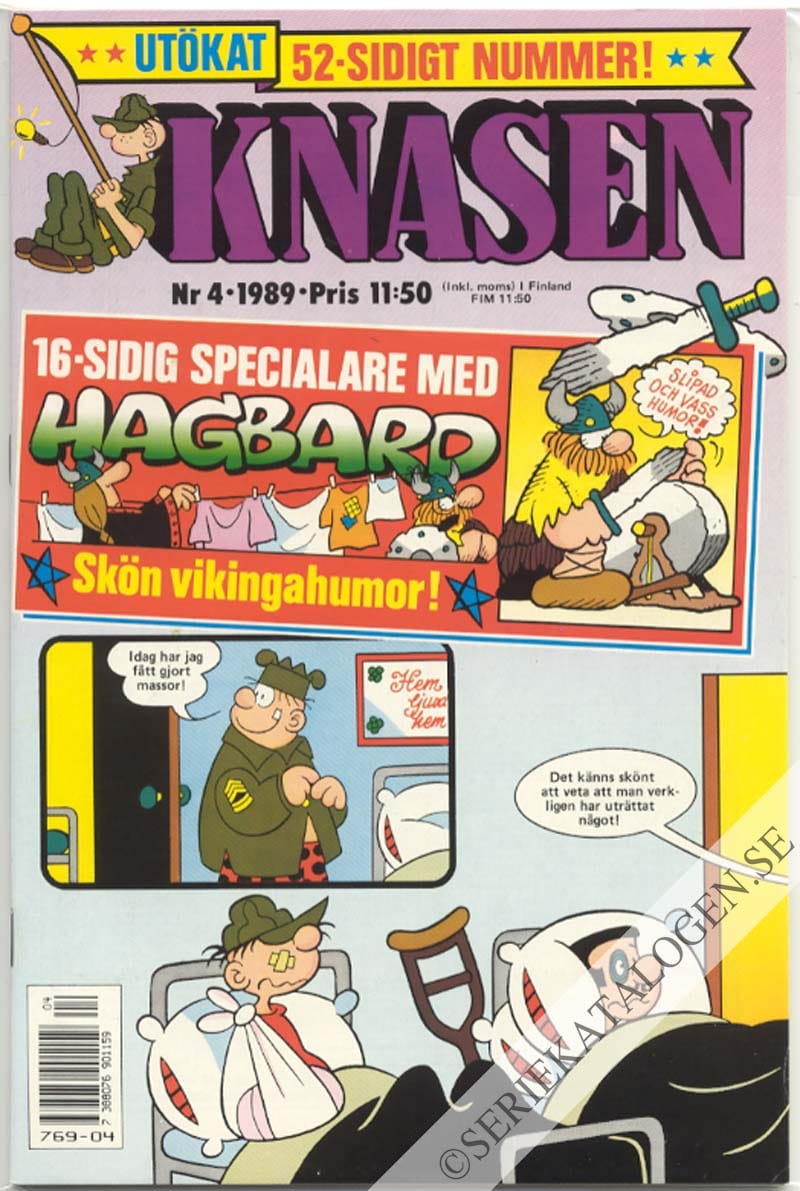Framsida på Knasen #4 (1989)