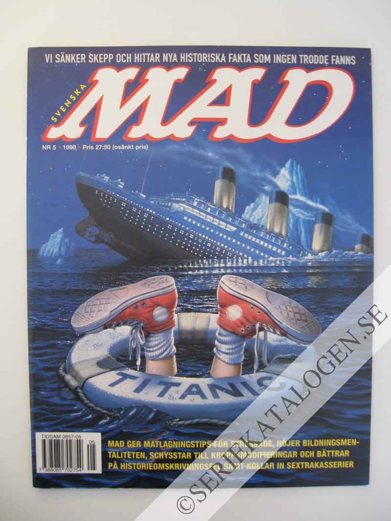 Framsida på Svenska MAD #5 (1998)