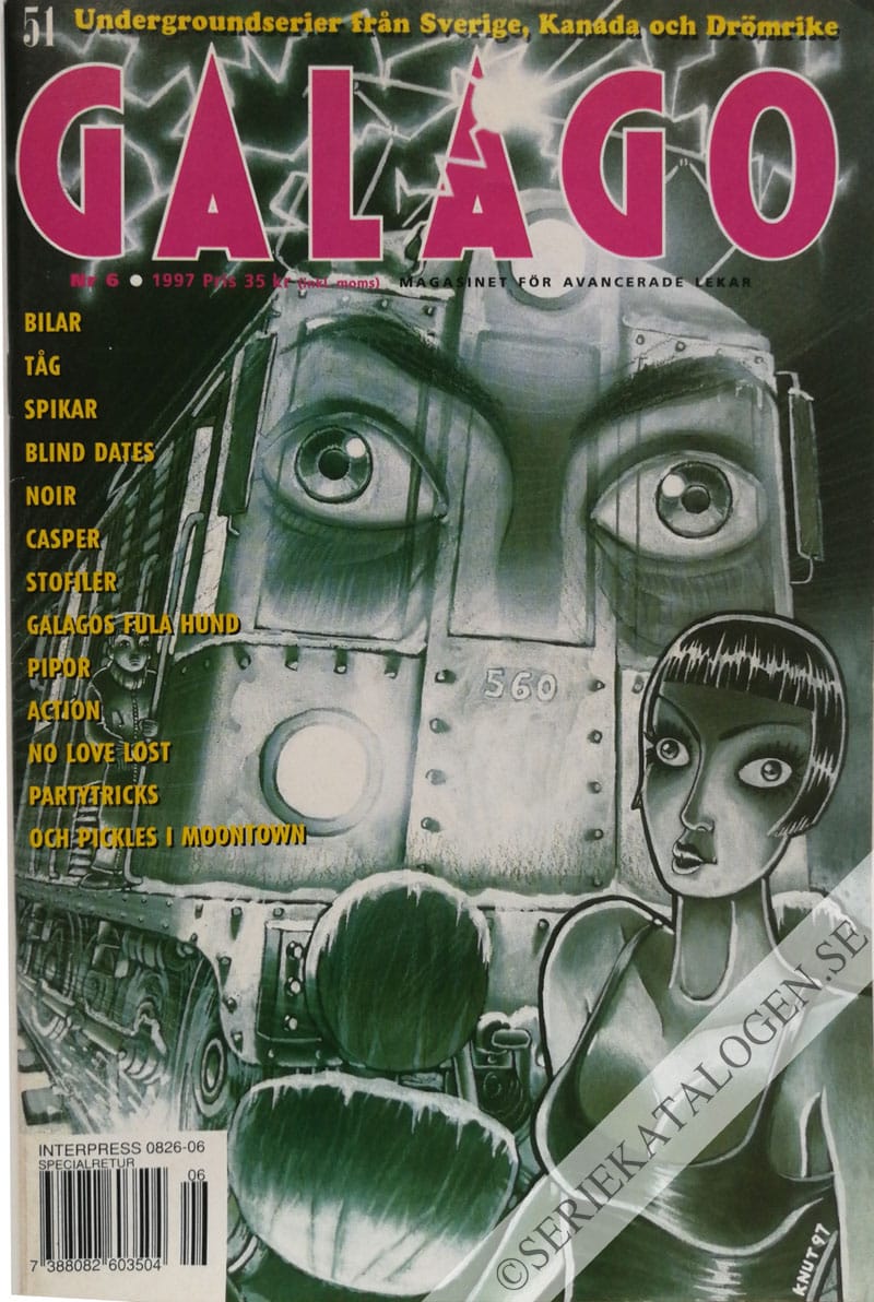 Framsida på Galago #6 (1997)