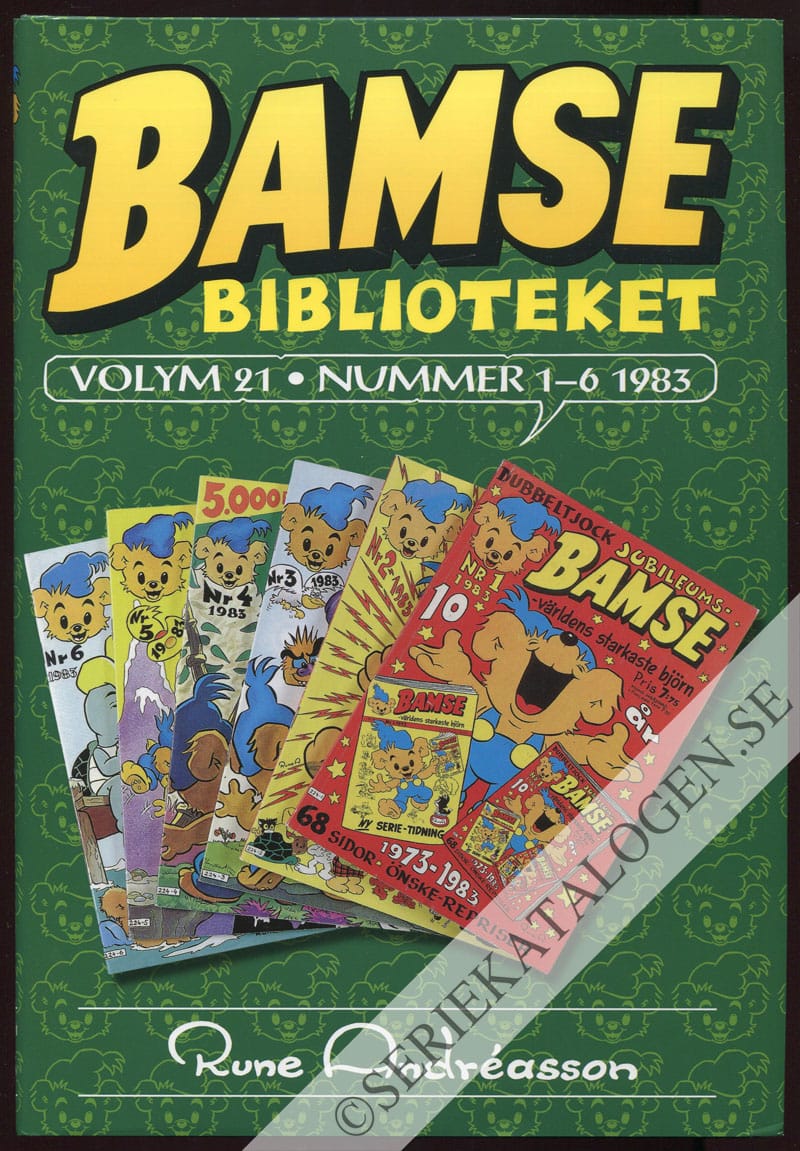 Framsida på Bamsebiblioteket #21 (2007)
