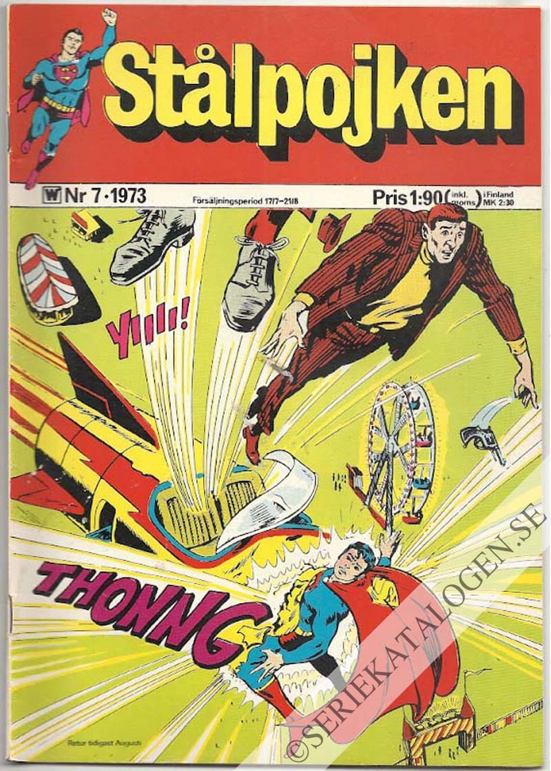 Framsida på Stålpojken #7 (1973)